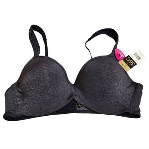 NWT Marilyn Monroe grey comfort t-shirt bra.  Size 36C